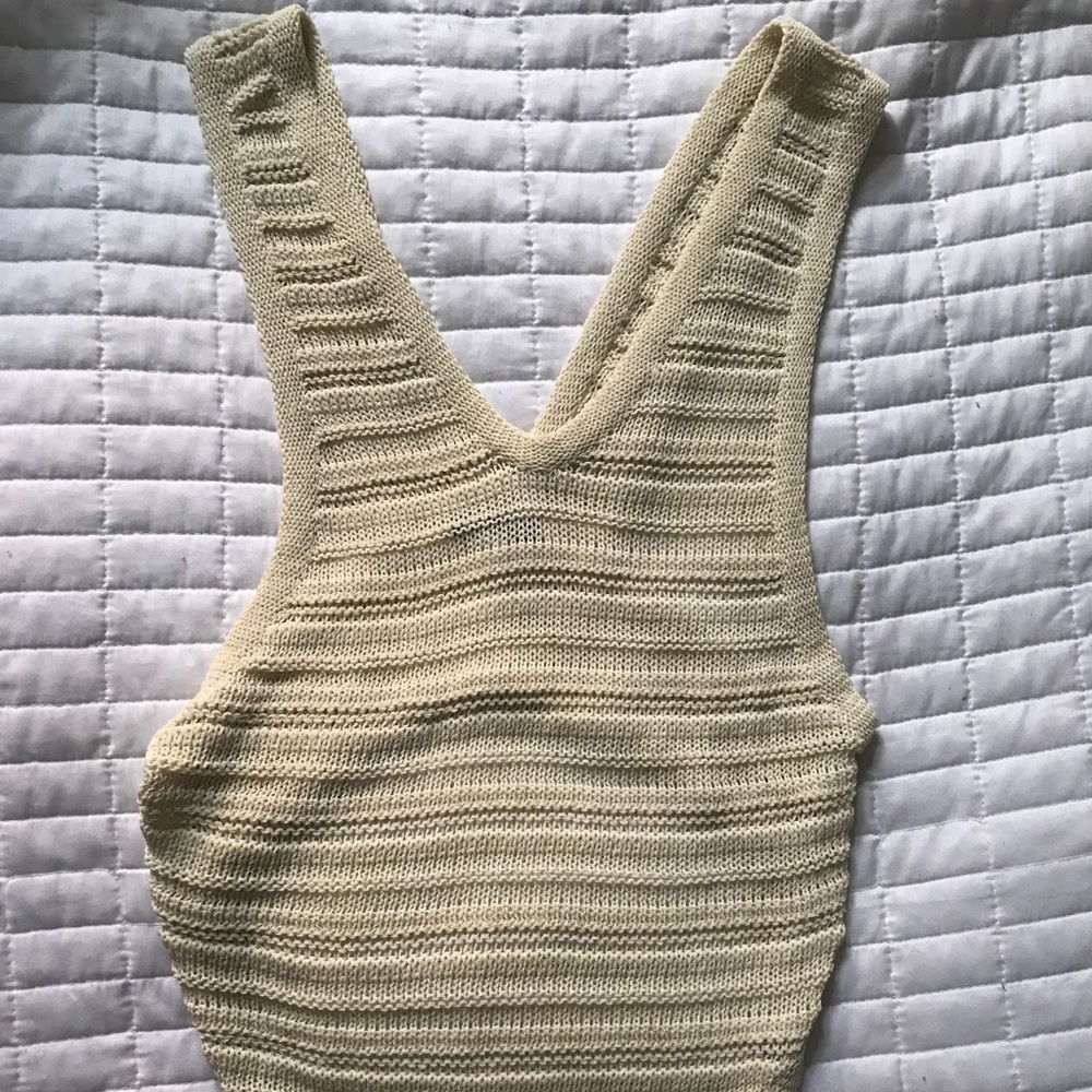 Giorgio Armani crochet tank